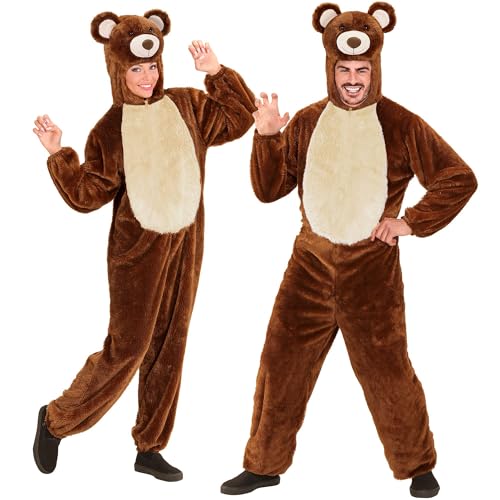 W WIDMANN MILANO Party Fashion - Kostüm Bär, Plüsch Overall, Tierkostüm, Braunbär, Faschingskostüme W WIDMANN MILANO Party Fashion - Kostüm Bär, Plüsch Overall, Tierkostüm, Braunbär, Faschingskostüme von W WIDMANN MILANO Party Fashion