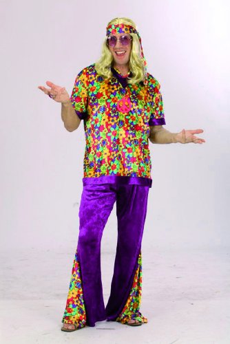W WIDMANN MILANO Party Fashion - Kostüm Hippie Dude, Flower Power, Peace, Faschingskostüme von W WIDMANN MILANO Party Fashion