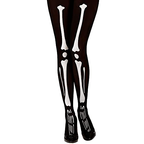 WIDMANN MILANO PARTY FASHION - Strumpfhose Skelett, 40 DEN, Schwarz-Weiß, Halloween, Karneval, Mottoparty WIDMANN MILANO PARTY FASHION - Strumpfhose Skelett, 40 DEN, Schwarz-Weiß, Halloween, Karneval, Mottoparty von WIDMANN MILANO PARTY FASHION