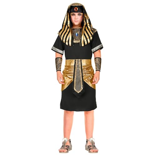 W WIDMANN MILANO Party Fashion - Kinderkostüm Pharao, Tutanchamun, ägyptischer Herrscher, Faschingskostüme von WIDMANN