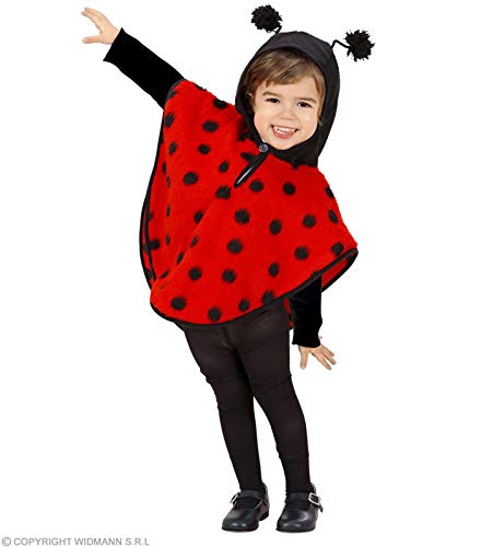 WIDMANN Poncho Marienkäfer Kostüm für Mädchen - 1 bis 2 Jahre/Kleinkind WIDMANN Poncho Marienkäfer Kostüm für Mädchen - 1 bis 2 Jahre/Kleinkind von W WIDMANN MILANO Party Fashion