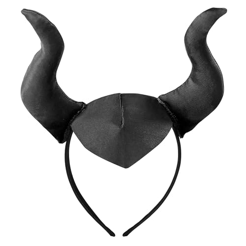 Widmann 00310 - Haarreif Malefizia, Schwarz, Hut, Kopfschmuck, Accessoire, Karneval, Mottoparty, Halloween von WIDMANN MILANO PARTY FASHION