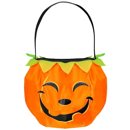 W WIDMANN MILANO Party Fashion 00698 - Kürbis Tasche, Süßes oder Saures, für Kinder, Beutel, Accessoire, Kostüm, Karneval, Mottoparty, Halloween von W WIDMANN MILANO Party Fashion