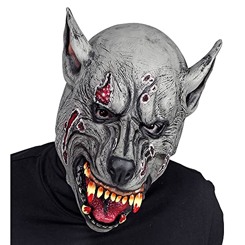 W WIDMANN MILANO Party Fashion 00998 - Vollkopfmaske Werwolf mit Fell, blutig, Horror, Halloween, Karneval, Mottoparty W WIDMANN MILANO Party Fashion 00998 - Vollkopfmaske Werwolf mit Fell, blutig, Horror, Halloween, Karneval, Mottoparty von W WIDMANN MILANO Party Fashion