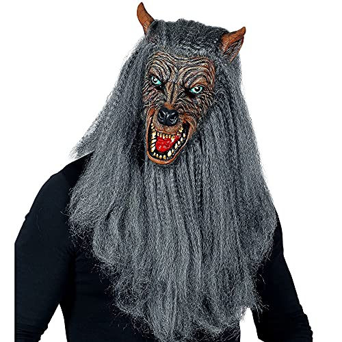 W WIDMANN MILANO Party Fashion 00999 - Vollkopfmaske Werwolf mit Fell, Horror, Halloween, Karneval, Mottoparty von W WIDMANN MILANO Party Fashion