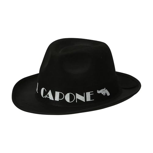 W WIDMANN MILANO Party Fashion - Hut Al Capone, aus Filz, Kopfbedeckung, Accessoire Gangster von W WIDMANN MILANO Party Fashion