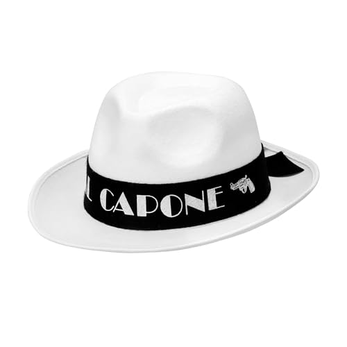 W WIDMANN MILANO Party Fashion - Hut Al Capone, aus Filz, Kopfbedeckung, Accessoire Gangster W WIDMANN MILANO Party Fashion - Hut Al Capone, aus Filz, Kopfbedeckung, Accessoire Gangster von W WIDMANN MILANO Party Fashion