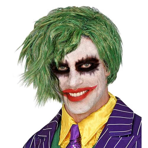 Widmann 01989 - Perücke Horrorclown, in Box, Joker, Mottoparty, Halloween, Mehrfarbig, Einheitsgröße Widmann 01989 - Perücke Horrorclown, in Box, Joker, Mottoparty, Halloween, Mehrfarbig, Einheitsgröße von W WIDMANN MILANO Party Fashion