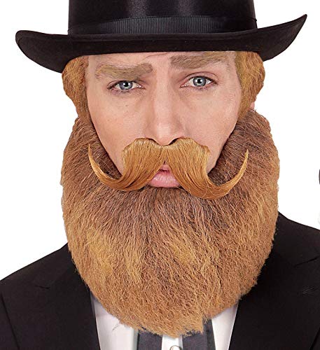 Widmann 02092 - Bart und Schnurrbart, Braun, Accessoire, 18. und 19. Jahrhundert, Karneval, Mottoparty Widmann 02092 - Bart und Schnurrbart, Braun, Accessoire, 18. und 19. Jahrhundert, Karneval, Mottoparty von WIDMANN