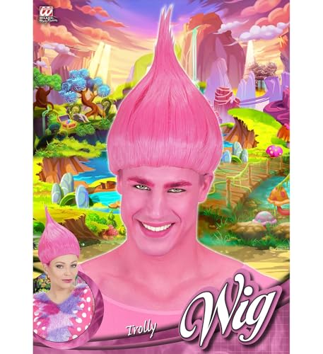 W WIDMANN MILANO Party Fashion 02098 - Perücke Troll, pink, Kobold, Karneval, Mottoparty W WIDMANN MILANO Party Fashion 02098 - Perücke Troll, pink, Kobold, Karneval, Mottoparty von W WIDMANN MILANO Party Fashion