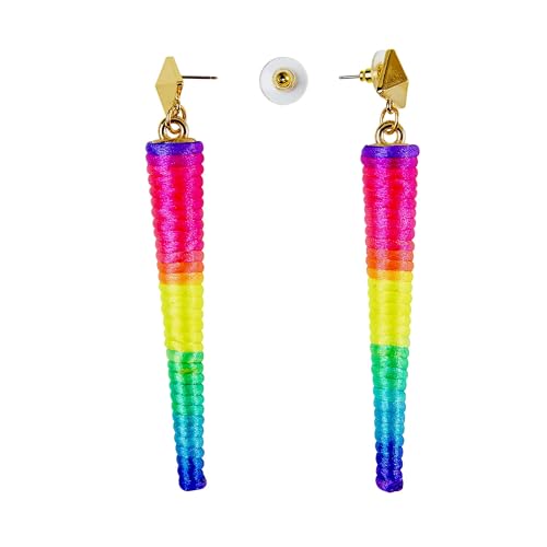 W WIDMANN MILANO Party Fashion 03534 - Ohrringe in Kegelform, Neonfarben, Schmuck, 80er Jahre, Karneval, Mottoparty von W WIDMANN MILANO Party Fashion