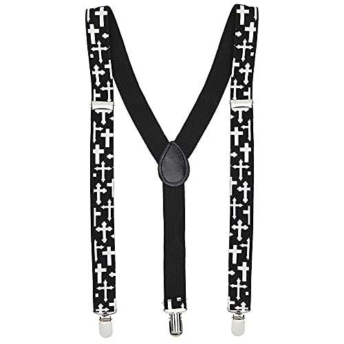 Widmann 04648 - Hosenträger mit Kreuzen, Accessoire, Kostümzubehör, Verkleidungszubehör, Mottoparty, Karneval, Halloween Widmann 04648 - Hosenträger mit Kreuzen, Accessoire, Kostümzubehör, Verkleidungszubehör, Mottoparty, Karneval, Halloween von W WIDMANN MILANO Party Fashion