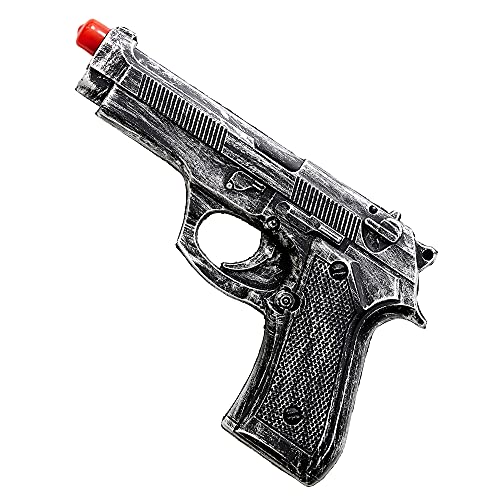 W WIDMANN MILANO Party Fashion 05395 - Pistole aus authentischem Schaumlatex, ca. 19 cm, Waffe, Gewehr, Cowboy, Kostüm, Accessoire, Mottoparty, Karneval von WIDMANN MILANO PARTY FASHION