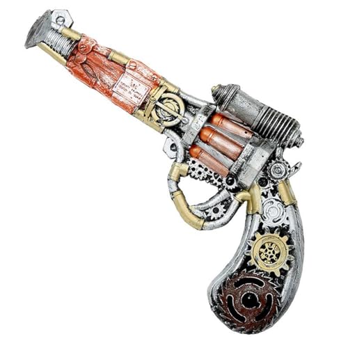 W WIDMANN MILANO Party Fashion 09780 - Steampunk Revolver aus Schaumlatex, ca. 32 cm, Kostüm, Accessoire, Karneval, Mottoparty W WIDMANN MILANO Party Fashion 09780 - Steampunk Revolver aus Schaumlatex, ca. 32 cm, Kostüm, Accessoire, Karneval, Mottoparty von W WIDMANN MILANO Party Fashion