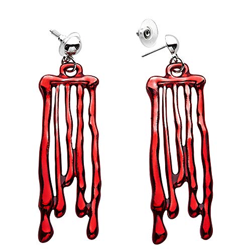 Widmann 12461 - Ohrringe Bluttropfen, Schmuck, Vampir, Halloween, Karneval, Mottoparty Widmann 12461 - Ohrringe Bluttropfen, Schmuck, Vampir, Halloween, Karneval, Mottoparty von W WIDMANN MILANO Party Fashion