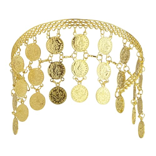 Widmann 24373 - Kopfschmuck mit Goldmünzen, Kopfbedeckung, Bauchtänzerin, Mottoparty, Karneval von WIDMANN MILANO PARTY FASHION