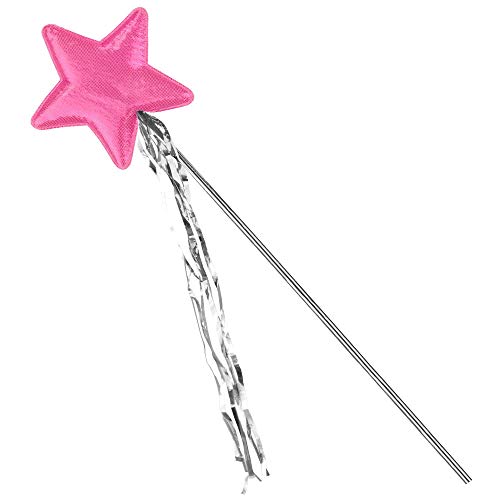 Widmann 29183 - Pinker Feenstab, aus Stoff mit Lametta, Zauberstab, Accessoire, Mottoparty, Karneval Widmann 29183 - Pinker Feenstab, aus Stoff mit Lametta, Zauberstab, Accessoire, Mottoparty, Karneval von W WIDMANN MILANO Party Fashion