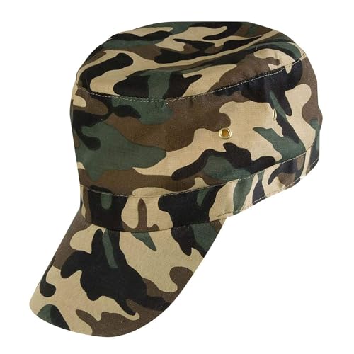 W WIDMANN MILANO Party Fashion 3371A - Militärmütze, Tarnmuster, Soldat, Hut, Kopfschmuck, Accessoire, Mottoparty, Karneval von W WIDMANN MILANO Party Fashion