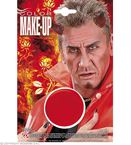 W WIDMANN Milano Party Fashion 4057R - Make-Up Rot, in der Dose, 9,6 ml, Schminke, Teufel, Clown, Mottoparty, Karneval, Halloween W WIDMANN Milano Party Fashion 4057R - Make-Up Rot, in der Dose, 9,6 ml, Schminke, Teufel, Clown, Mottoparty, Karneval, Halloween von WIDMANN MILANO PARTY FASHION