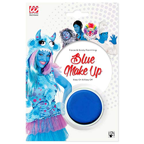 Widmann 4062L - Make-Up Blau, in der Dose, 9,6 ml, Schminke, Monster, Mottoparty, Karneval, Halloween Widmann 4062L - Make-Up Blau, in der Dose, 9,6 ml, Schminke, Monster, Mottoparty, Karneval, Halloween von W WIDMANN MILANO Party Fashion