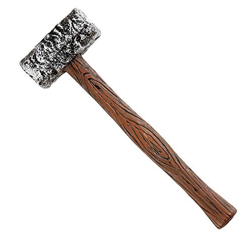 Widmann 48673 - Hammer, 38 cm, Accessoire, Dekoration, Bauarbeiter, Halloween, Karneval, Mottoparty von WIDMANN MILANO PARTY FASHION