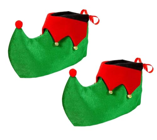 W WIDMANN MILANO Party Fashion 51947 - Schuhüberzieher Elf, Weihnachtself, Santas Helfer, Unisex, Weihnachten, Karneval, Mottoparty W WIDMANN MILANO Party Fashion 51947 - Schuhüberzieher Elf, Weihnachtself, Santas Helfer, Unisex, Weihnachten, Karneval, Mottoparty von W WIDMANN MILANO Party Fashion