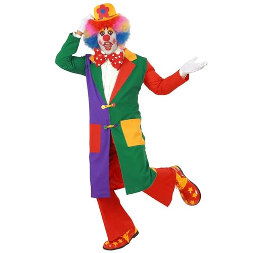 W WIDMANN MILANO Party Fashion - Kostüm Clown, Mantel, Zirkus Clown, Spaßmacher, lustige Verkleidung W WIDMANN MILANO Party Fashion - Kostüm Clown, Mantel, Zirkus Clown, Spaßmacher, lustige Verkleidung von W WIDMANN MILANO Party Fashion