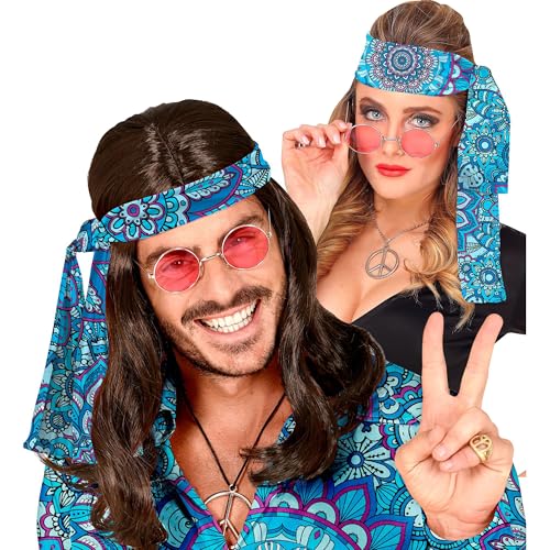 W WIDMANN MILANO Party Fashion, Retro-Stirnband im Stil der 60er-70er Jahre, optimaler Komfort, vielseitig einsetzbar, pflegeleicht, trendiges Accessoire für Kostüme oder legere Outfits W WIDMANN MILANO Party Fashion, Retro-Stirnband im Stil der 60er-70er Jahre, optimaler Komfort, vielseitig einsetzbar, pflegeleicht, trendiges Accessoire für Kostüme oder legere Outfits von W WIDMANN MILANO Party Fashion