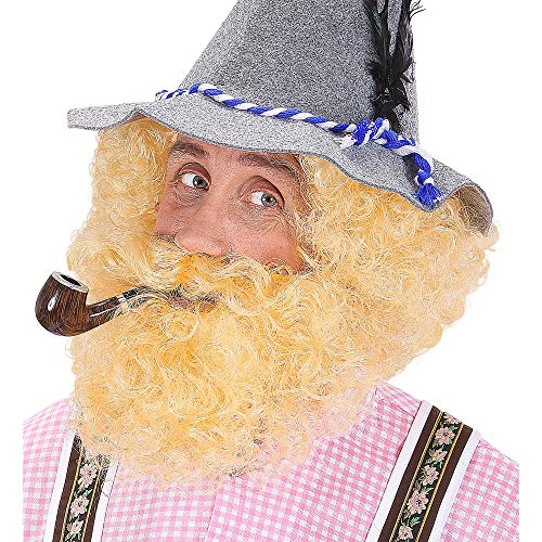 Widmann 6490B - Perücke mit Bart, blond, für mehrere Charaktere, Volksfest, Bierfest, Karneval Widmann 6490B - Perücke mit Bart, blond, für mehrere Charaktere, Volksfest, Bierfest, Karneval von W WIDMANN MILANO Party Fashion