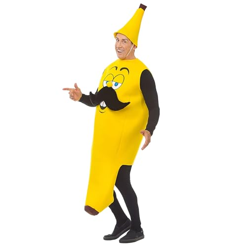 W WIDMANN MILANO Party Fashion 68585 - Bananen Kostüm für Damen und Herren, Faschingskostüme für Erwachsene, mit Hut W WIDMANN MILANO Party Fashion 68585 - Bananen Kostüm für Damen und Herren, Faschingskostüme für Erwachsene, mit Hut von W WIDMANN MILANO Party Fashion