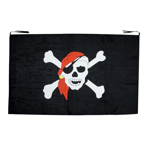 W WIDMANN MILANO Party Fashion 6959P - Piratenfahne, 130 x 80, Totenkopf, Accessoire, Zubehör, Verkleidung, Kostüm, Karneval, Halloween, Mottoparty W WIDMANN MILANO Party Fashion 6959P - Piratenfahne, 130 x 80, Totenkopf, Accessoire, Zubehör, Verkleidung, Kostüm, Karneval, Halloween, Mottoparty von WIDMANN MILANO PARTY FASHION