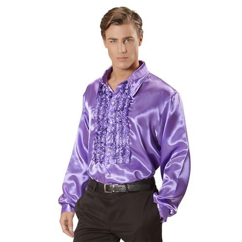W WIDMANN MILANO Party Fashion - 70 Jahre Disco Fashion Hemd, langarm, aus Satin, Herrenhemd W WIDMANN MILANO Party Fashion - 70 Jahre Disco Fashion Hemd, langarm, aus Satin, Herrenhemd von W WIDMANN MILANO Party Fashion