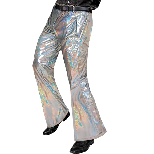 W WIDMANN MILANO Party Fashion - 70er Jahre Disco Style, holografische Hose, Disco Fever, Karneval von W WIDMANN MILANO Party Fashion