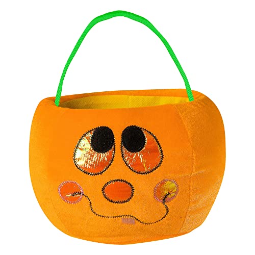 Widmann 7759F - Kürbistasche, Süßes oder Saures, 20x14 cm, Kostüm, Accessoire, Halloween, Karneval, Mottoparty Widmann 7759F - Kürbistasche, Süßes oder Saures, 20x14 cm, Kostüm, Accessoire, Halloween, Karneval, Mottoparty von W WIDMANN MILANO Party Fashion