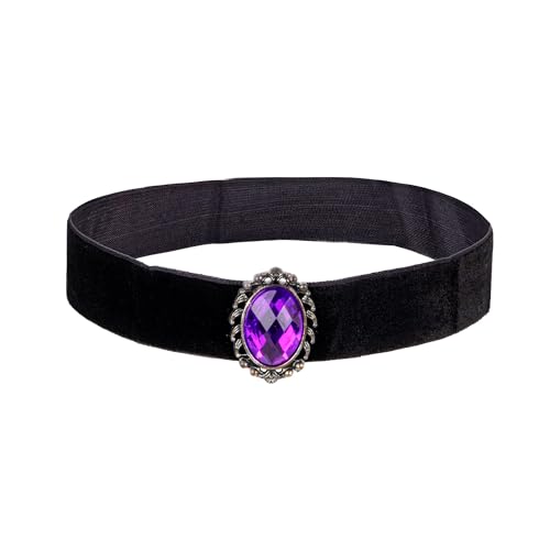 W WIDMANN MILANO Party Fashion 7965V - Samthalsband mit Juwel, Schmuck, Halskette, Vampir, Dark, Gothik, Halloween, Karneval, Mottoparty W WIDMANN MILANO Party Fashion 7965V - Samthalsband mit Juwel, Schmuck, Halskette, Vampir, Dark, Gothik, Halloween, Karneval, Mottoparty von W WIDMANN MILANO Party Fashion