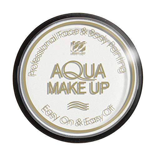Widmann 9230A - Aqua Make-Up, Weiß, in Schale, 15 g, Schminke, Karneval, Mottoparty, Halloween Widmann 9230A - Aqua Make-Up, Weiß, in Schale, 15 g, Schminke, Karneval, Mottoparty, Halloween von Widmann