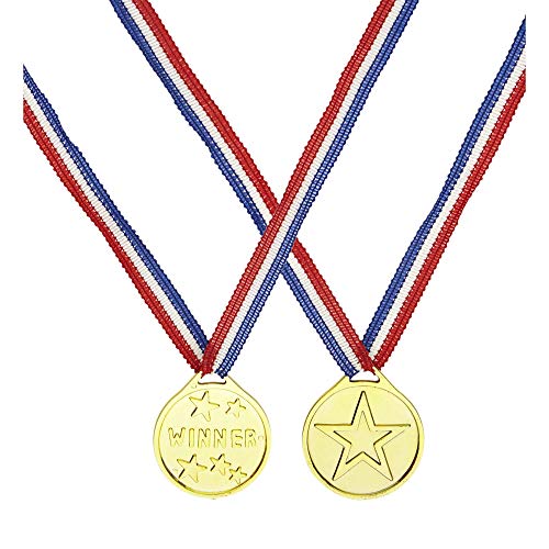 Widmann 9576W - Siegermedaille, Gold, Auszeichnung, Sport, Kindergeburtstag, Mottoparty, Karneval Widmann 9576W - Siegermedaille, Gold, Auszeichnung, Sport, Kindergeburtstag, Mottoparty, Karneval von W WIDMANN