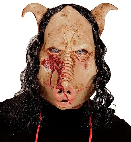 W WIDMANN MILANO Party Fashion 96585 - Maske Schwein aus der Schlachterei, Tiermaske, Horror, Halloween, Karneval, Mottoparty W WIDMANN MILANO Party Fashion 96585 - Maske Schwein aus der Schlachterei, Tiermaske, Horror, Halloween, Karneval, Mottoparty von W WIDMANN MILANO Party Fashion