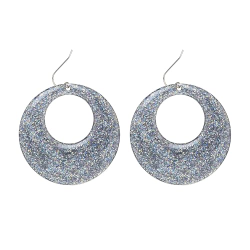 W WIDMANN MILANO Party Fashion - Ohrringe glitzernd, rund, Schmuck, Disco Fever, 70er Jahre Mottoparty W WIDMANN MILANO Party Fashion - Ohrringe glitzernd, rund, Schmuck, Disco Fever, 70er Jahre Mottoparty von W WIDMANN MILANO Party Fashion