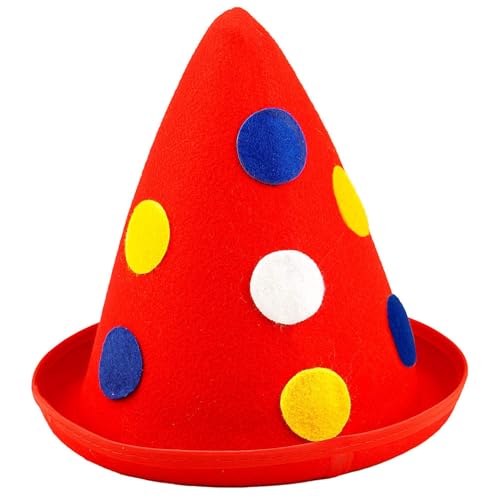 W WIDMANN MILANO Party Fashion - Hut Clown, Mütze mit Punkten, Accessoire für Faschingskostüme W WIDMANN MILANO Party Fashion - Hut Clown, Mütze mit Punkten, Accessoire für Faschingskostüme von W WIDMANN MILANO Party Fashion