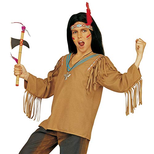 Widmann - Kinderkostüm Apache, Oberteil, Stirnband mit Feder, Indianer, Karneval, Mottoparty Widmann - Kinderkostüm Apache, Oberteil, Stirnband mit Feder, Indianer, Karneval, Mottoparty von W WIDMANN MILANO Party Fashion