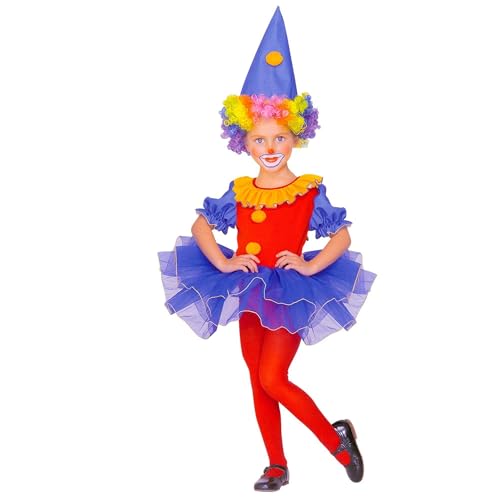 W WIDMANN MILANO Party Fashion - Kinderkostüm Ballerina Clown, Kostüm mit Tutu, Hut, Zirkus-Clown, für Karneval W WIDMANN MILANO Party Fashion - Kinderkostüm Ballerina Clown, Kostüm mit Tutu, Hut, Zirkus-Clown, für Karneval von W WIDMANN MILANO Party Fashion
