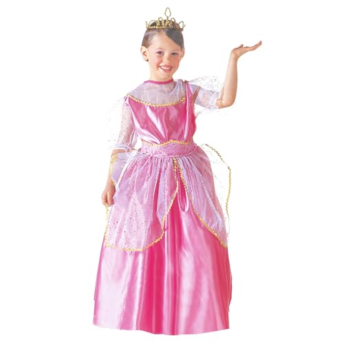 W WIDMANN MILANO Party Fashion - Kinderkostüm Beauty Queen, Kleid, Gürtel, Krone, Prinzessin, Fasching, Karneval, Mottoparty von WIDMANN MILANO PARTY FASHION