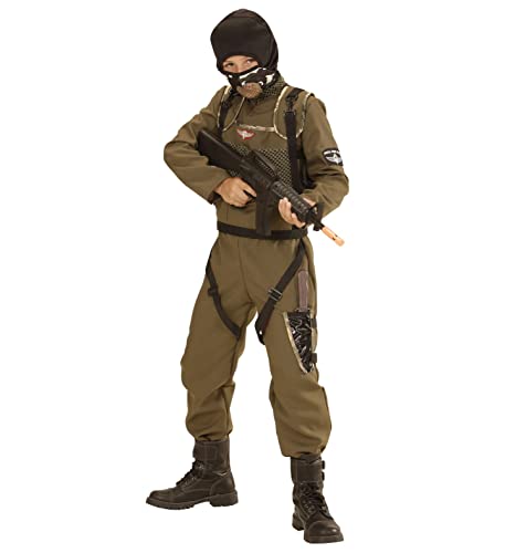 W WIDMANN MILANO Party Fashion - Kinderkostüm Fallschirmspringer Special Forces, Overall, Weste und Kapuze, Karneval, Mottoparty W WIDMANN MILANO Party Fashion - Kinderkostüm Fallschirmspringer Special Forces, Overall, Weste und Kapuze, Karneval, Mottoparty von WIDMANN MILANO PARTY FASHION