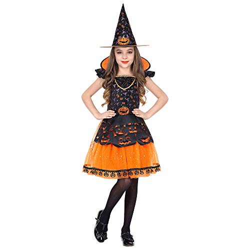 W WIDMANN MILANO Party Fashion - Kinderkostüm Hexe, Kleid und Hut, Zauberer, Magierin, Halloween W WIDMANN MILANO Party Fashion - Kinderkostüm Hexe, Kleid und Hut, Zauberer, Magierin, Halloween von W WIDMANN MILANO Party Fashion