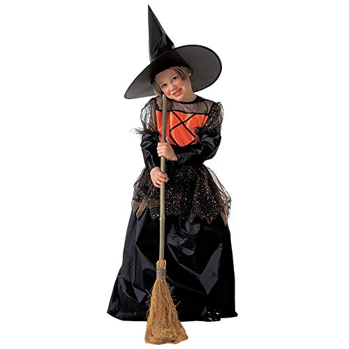 W WIDMANN MILANO Party Fashion - Kinderkostüm Hexe, Kleid und Hut, Zauberin, Fasching, Karneval, Mottoparty, Halloween von W WIDMANN MILANO Party Fashion
