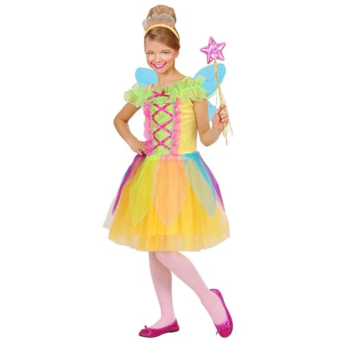 W WIDMANN MILANO Party Fashion - Kinderkostüm Kleine Fee, Kleid, Flügel, Kopfbedeckung, Elfe, Fasching, Karneval, Mottoparty von W WIDMANN MILANO Party Fashion