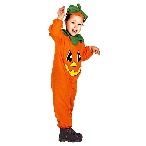 W WIDMANN MILANO Party Fashion - Kinderkostüm Kürbis, Overall und Kopfbedeckung, Verkleidung für Halloween von W WIDMANN MILANO Party Fashion