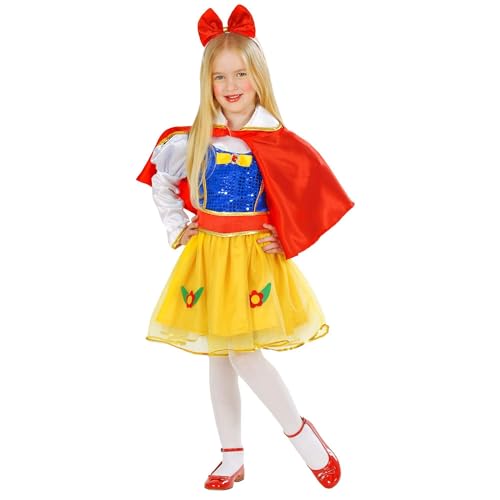 Widmann - Kinderkostüm Märchenprinzessin, Kleid, Gürtel, Umhang, Haarreif mit Schleife, Märchen, Prinzessin, Karneval, Mottoparty von WIDMANN MILANO PARTY FASHION