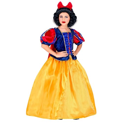W WIDMANN MILANO Party Fashion 09440 Kinderkostüm Märchenprinzessin, Mädchen, Gelb/Blau, 104 cm von W WIDMANN MILANO Party Fashion